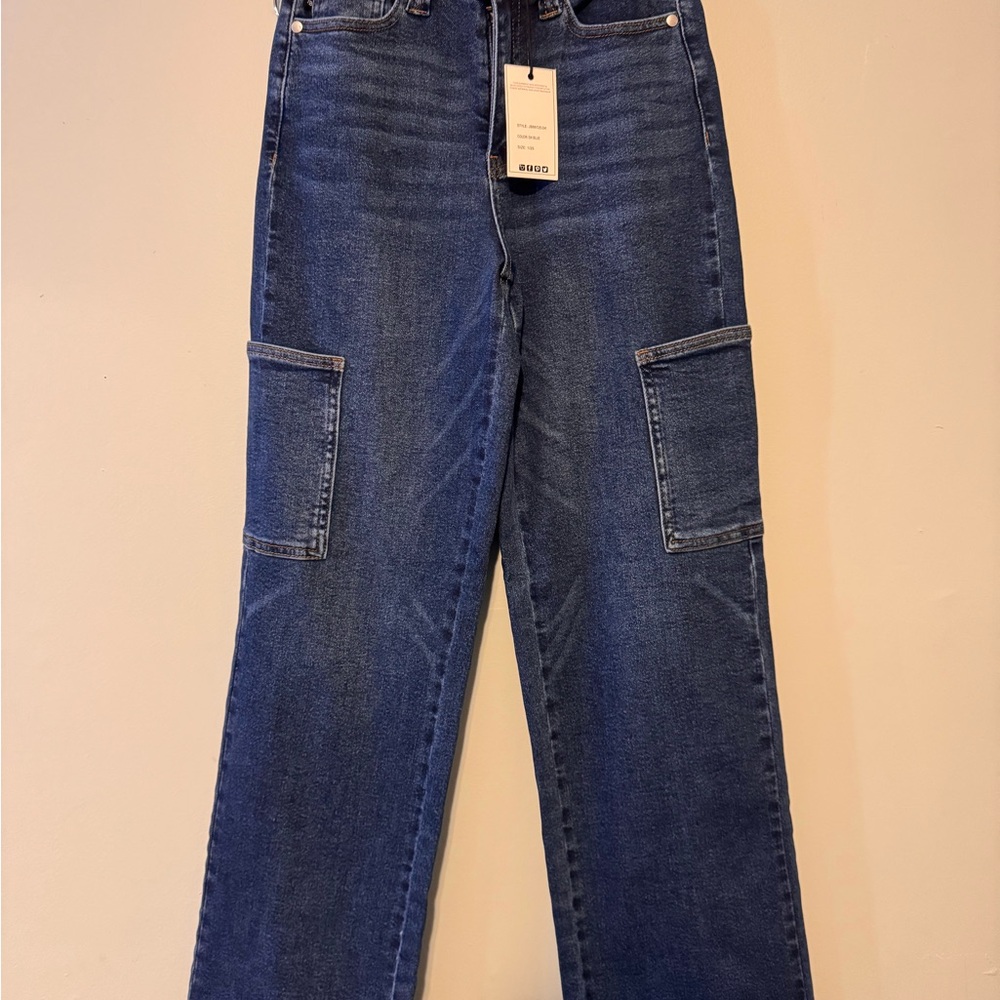Judy Blue Dark Blue cargo Jeans